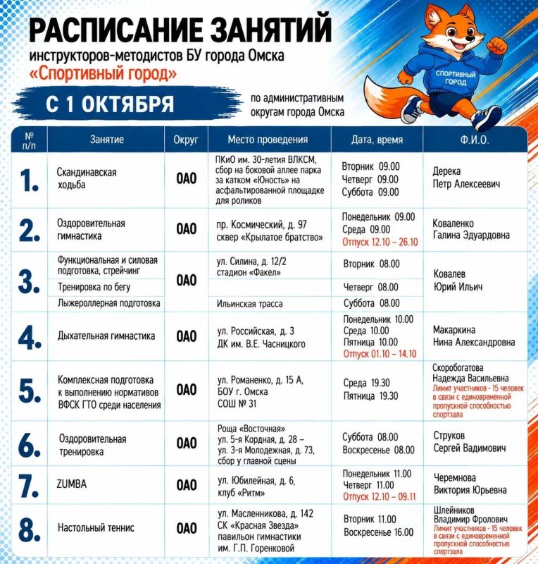 Бесплатные тренировки в Омске от «Спортивного города» — спорт для всех! Бесплатные тренировки в Омске от «Спортивного города» — спорт для всех!