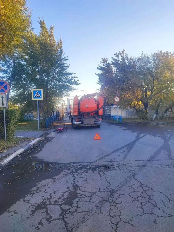 Вчера в 16.00 часов в Госавтоинспекцию поступило сообщение о ДТП, в котором пострадал юный велосипедист