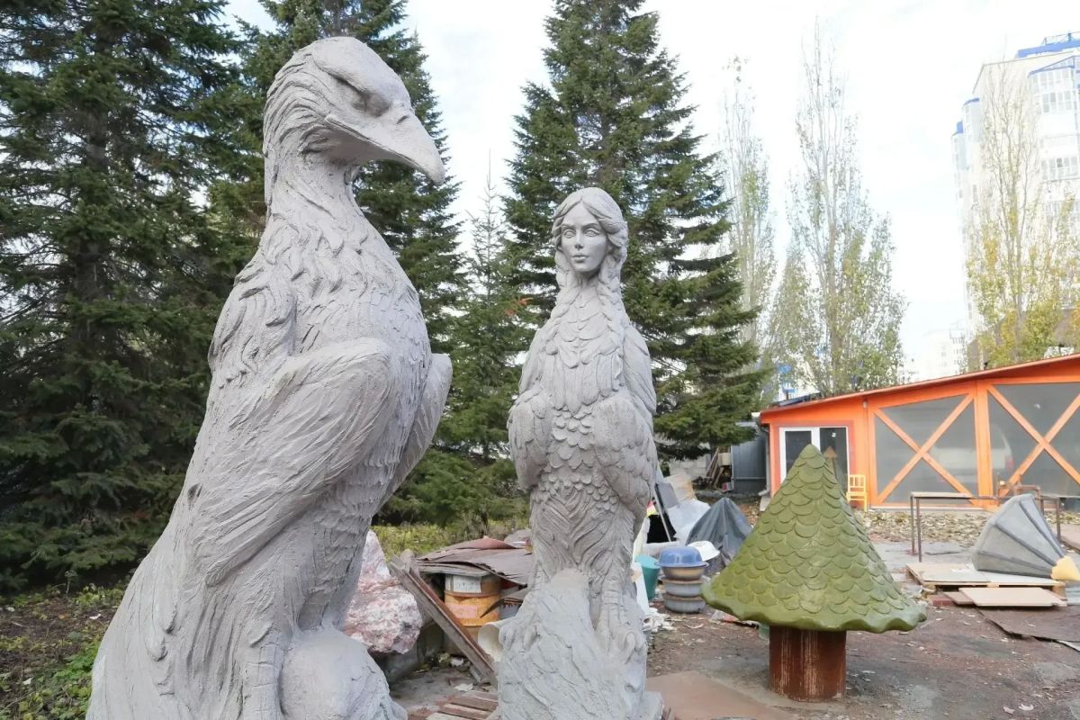 Сказочный «Заповедник чудес» обустроили на Северных в Омске Сказочный «Заповедник чудес» обустроили на Северных в Омске