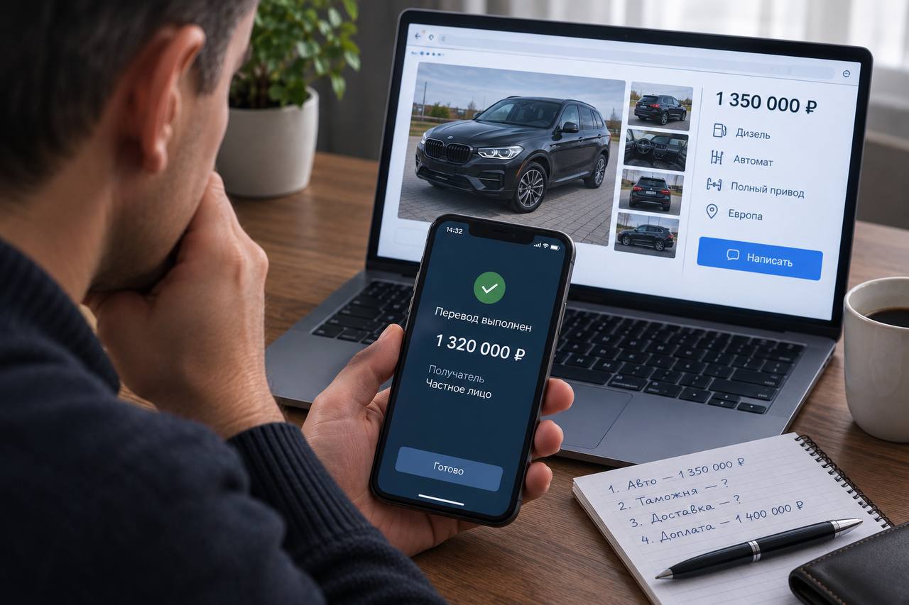 Покупка автомобиля из Европы обернулась для омича потерей 1,3 млн рублей